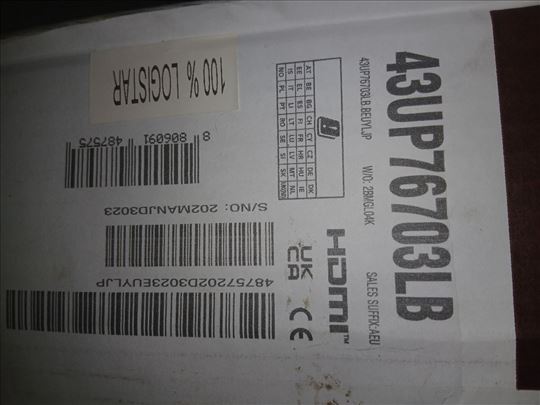 Lg tv 43up76703