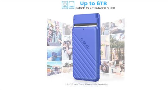 2,5 m.2 NVMe kućište za SSD ili hard disk USB 3.2