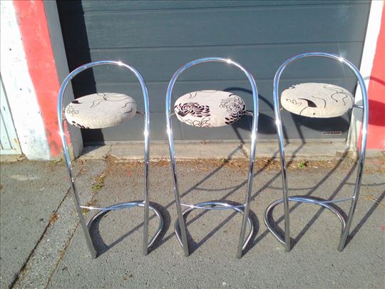 Barske stolice EFFEZETA + sto IKEA