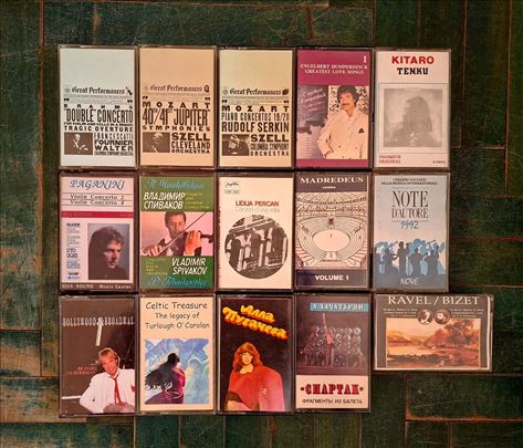 Mozart,Paganini,Ravel/Bizet,Lidija Percan-15 Kaset