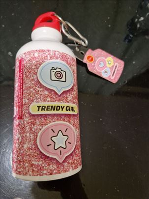 Nova aluminijumska bočica za vodu „Trendy Girl”