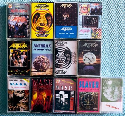 Antrax/Slayer/W.A.S.P.-kaseta