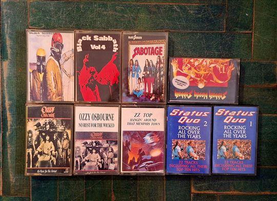 Black Sabbath,Ozzy Osbourne,Status Quo-9 Kaseta