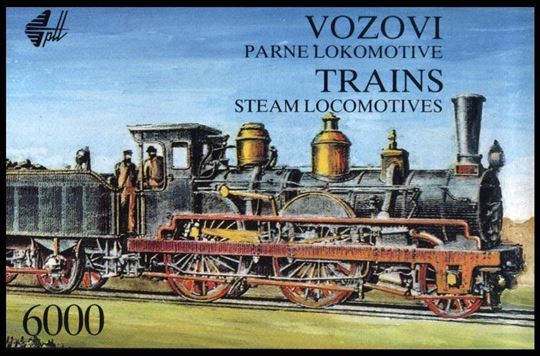 Karnet Vozovi - parne lokomotive.