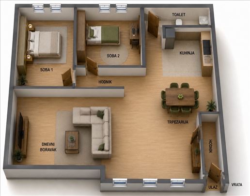 94m2, odmah useljiv, poslovni/stambeni prostor