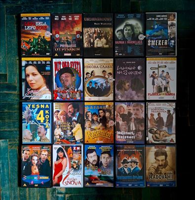 Lot Domaćih DVD Filmova-20 DVD