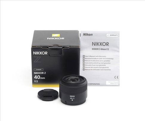 Nikon 40mm f/2 Z mount - NOVO (2 godine garancije)