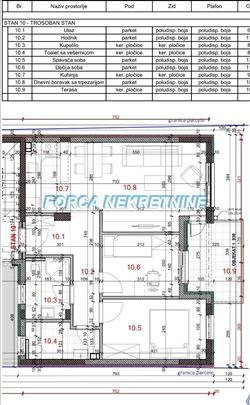Pancevo, novogradnja,Maksima Gorkog,3,0,64m2,T