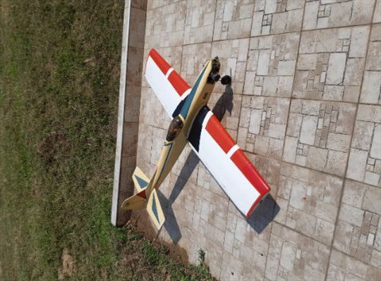 Avion sa elisom i motorom od 10 kubika