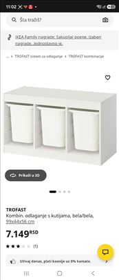 Ikea trofast, 2 komada