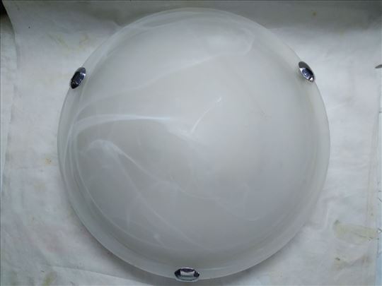 Plafonjera metalena okrugla staklo dia 30 cm. meta