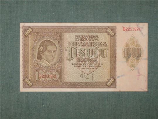 1000 Kuna 1941