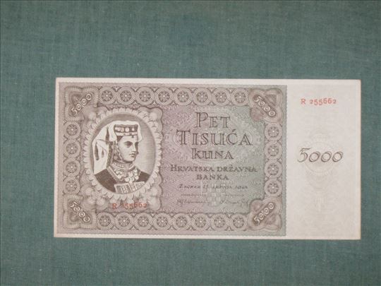 5000 Kuna 1943 , 15. srpnja