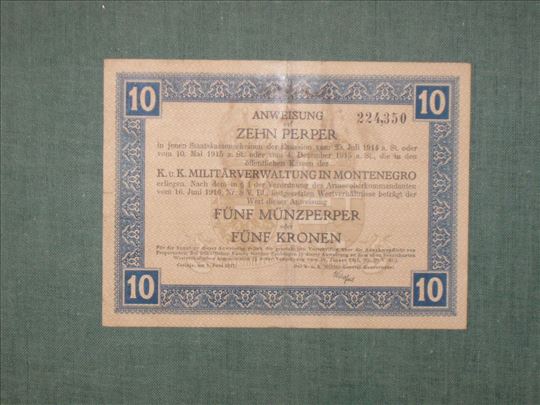 10 Perpera 1917