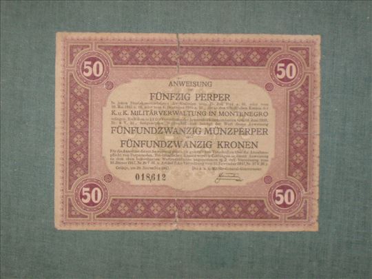 50 Perpera 1917