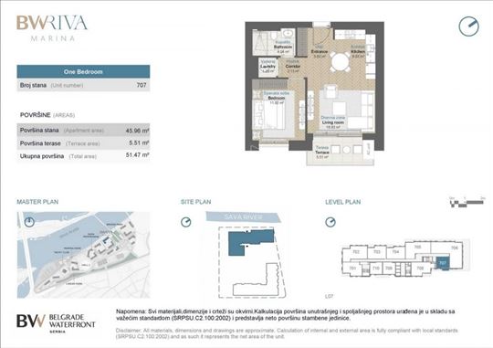 BW Riva, premium zgrada, bez provizije ID#4787