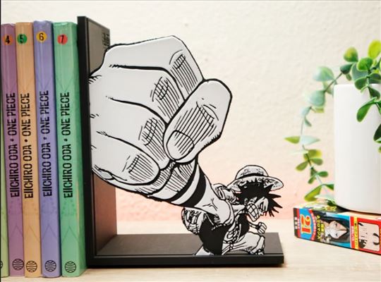 Drzac za knjige Monkey D. Luffy Bookend