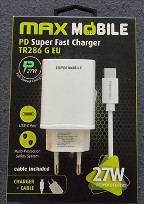 MAX Mobile PD super brzi punjač TR286 G EU 27W