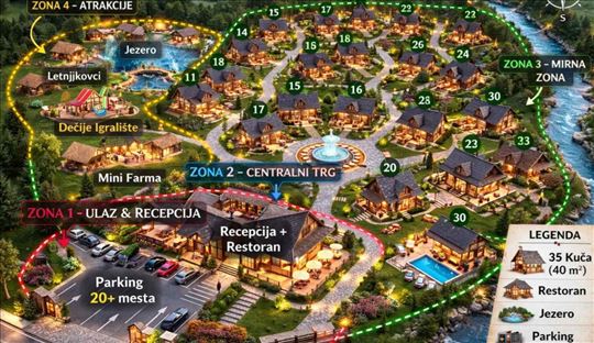 Zlatibor, odličan plac 300 ari mogućnost Etno sela