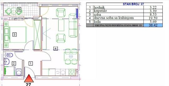 Novogradnja - top lokacija- sa Pdv-om