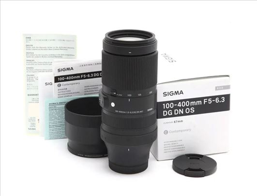 Sigma 100-400mm f/5-6.3 DG DN OS (C) za Sony