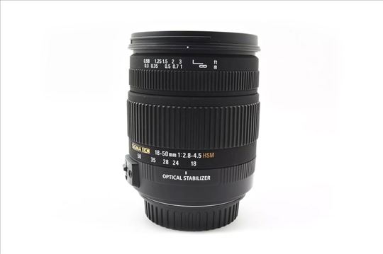 Sigma 18-50mm 2.8-4.5 OS HSM za Canon