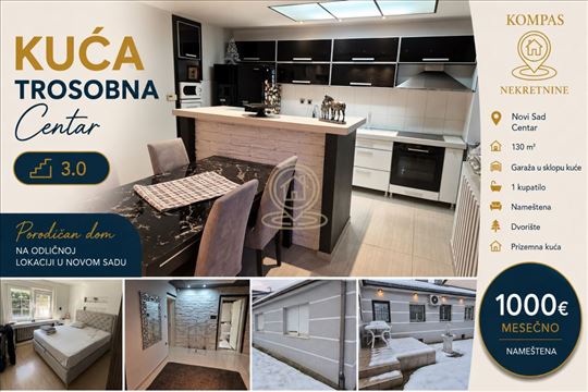 Kuća 130 m², Centar, Novi Sad