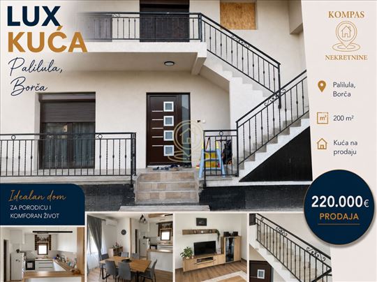 Kuća 200 m², 5.0, 2 kupatila, Borča, Palilula, Beo