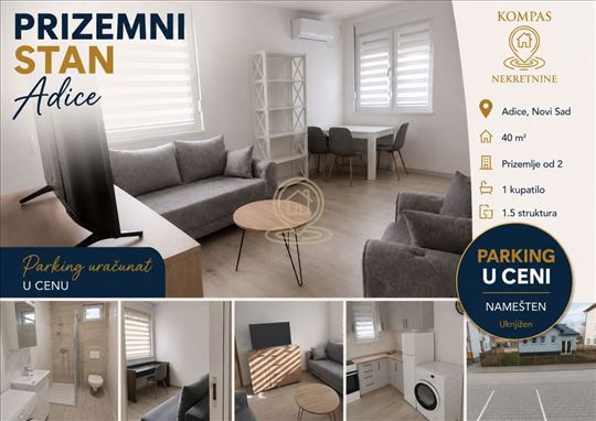 Prizemni stan od 40 m² + parking uracunat u cenu n