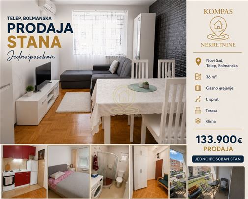 Prodaja jednoiposobnog stana Novi Sad – Telep, Bol