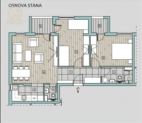 Prodaja trosobnog stana 70m² – luksuzna novogradnj