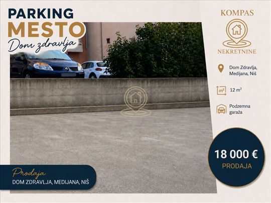 Prodaje se parking mesto u podzemnoj garaži – Dom