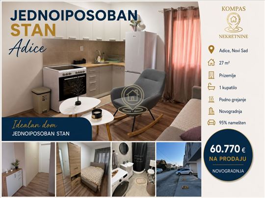 Stanovi na prodaju Novi Sad – jednoiposoban stan V