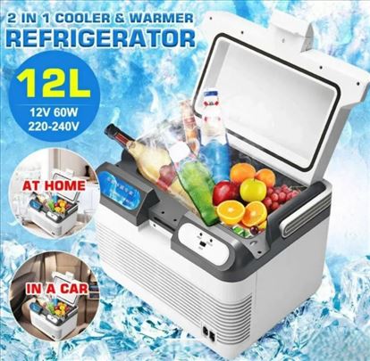 Frizider za auto kamp, kucu 12l prenosiv 12V / 220