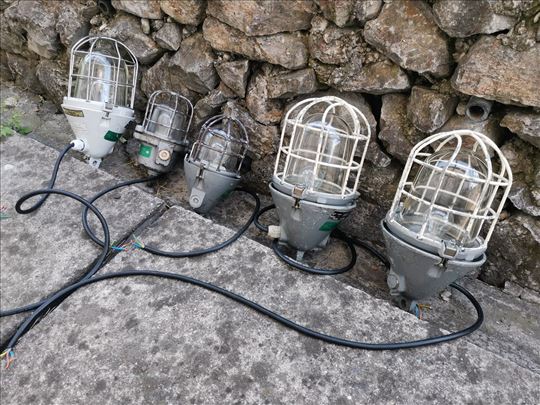 Industrijske lampe visilice 5 kom