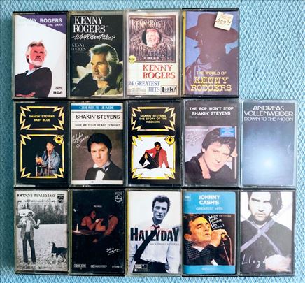 Kenny Rodgers/Shakin Stevens/Johnny Hallyday/Johnn