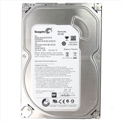 Novo razni hardovi 500GB/1TB Garancija 12 meseci