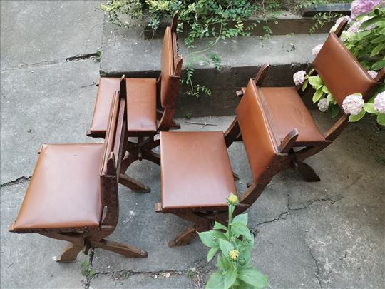 Vintage stolice retke 4 kom