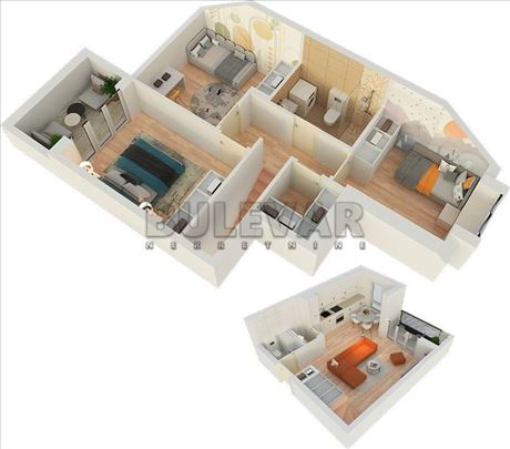 Dupleks, u izgradnji, 87,03 m2 - Kragujevac, nasel
