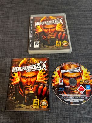 Mercenaries 2 World In Flames / Sony PS3 disk