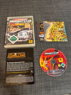 Midnight Club Los Angeles / Sony PS3 disk sa mapom