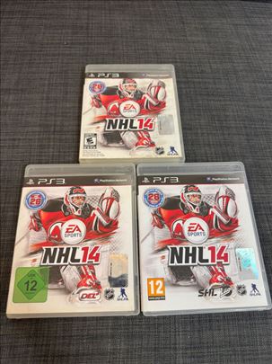 3x NHL 14 / Sony Playstation 3 PS3 diskovi