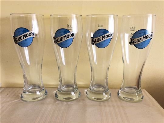 Case za pivo Blue Moon 0.3l, set 4 case