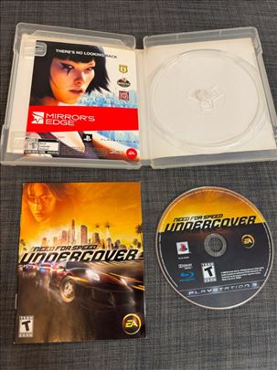 Need for Speed NFS Undercover / Sony PS3 disk