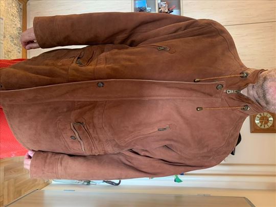 AVIA TRIX muška kožna jakna, velur, XXL