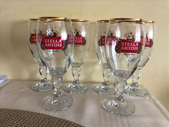 Case za pivo Stella Artois 0.25l, set 6 casa