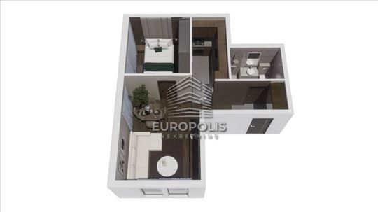 Lekino brdo, 1.5 u izgradnji, 41.14m2 ID#9876