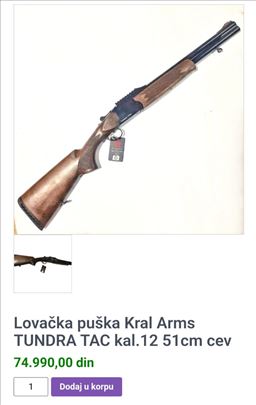 Tundra-Tac kal.12/76 , cevi 51 cm