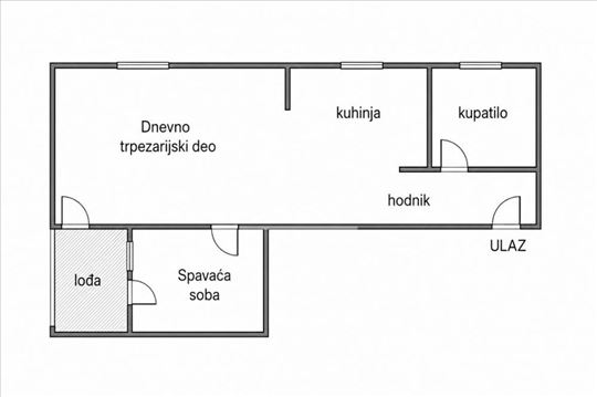 Novogradnja kod hotela Mar, 44m2 ID#25582