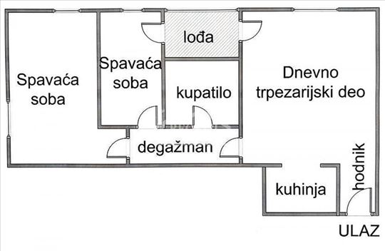 Novogradnja kod hotela Mar, 54m2 ID#25584